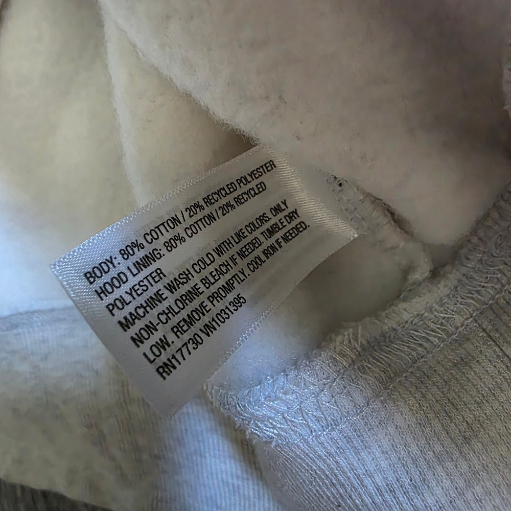 Wild Fable Womens Oversized Hoodie Heather Grey Cotton Blend Pullover NWT XXL - Picture 6 of 6